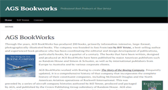 Desktop Screenshot of agsbookworks.com